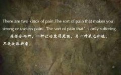 <b>两种痛苦</b>