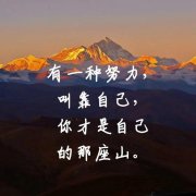 <b>人，得自个儿成全自个儿。要想人前显贵，必得</b>