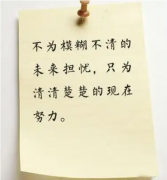 <strong>不要为模糊不清的未来而担忧，只</strong>