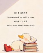 <strong>向外求求而不得，向内求生生不息</strong>