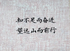 <b>知不足而奋进，望远山而前行</b>